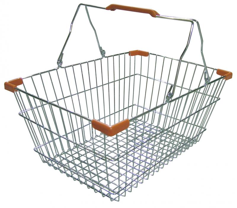 Chrome Shopping Basket